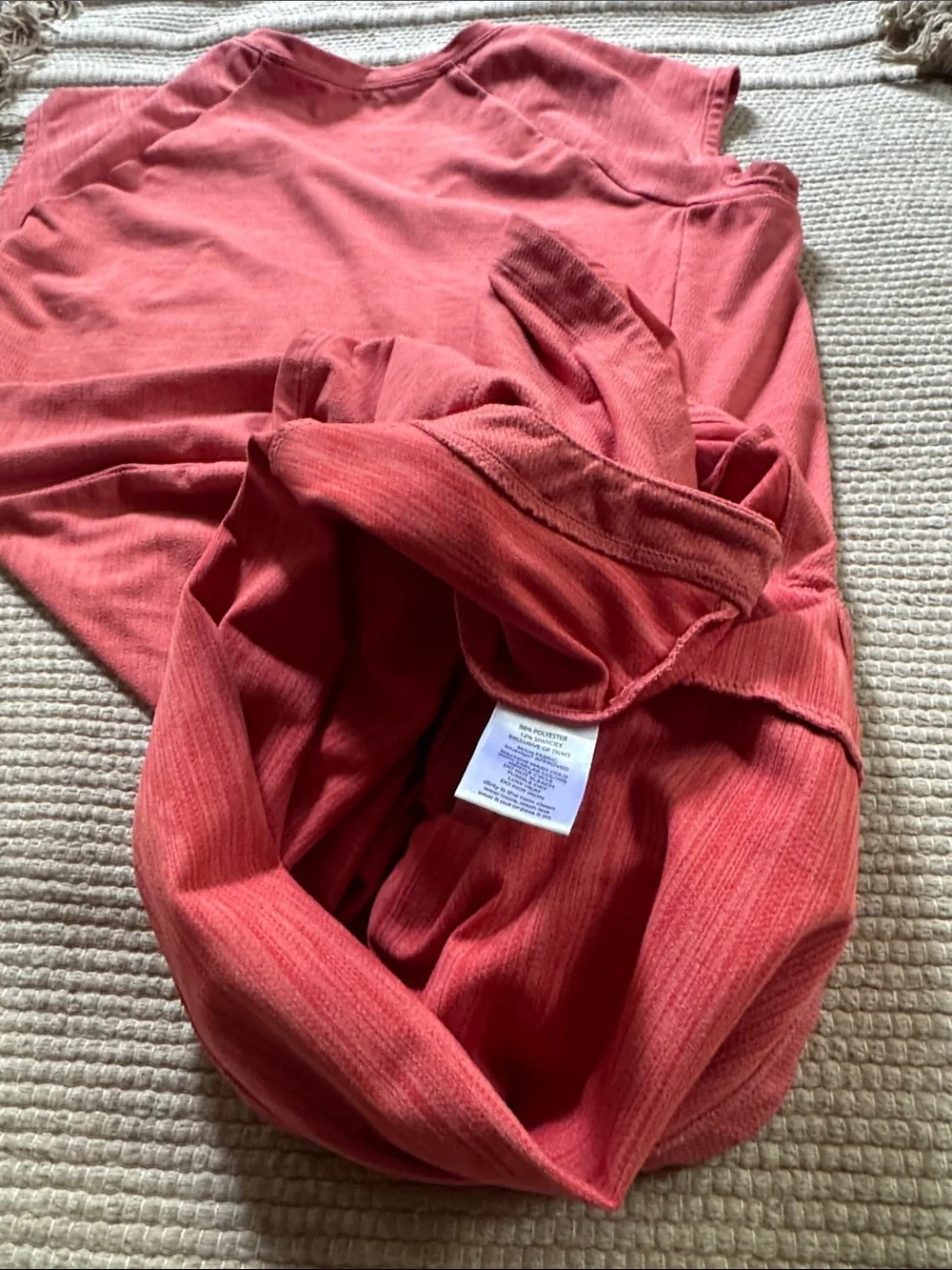 Toad&Co Tomboy tech dress cap sleeve coral salmon athletic women’s S NEW snags - Picture 8 of 12